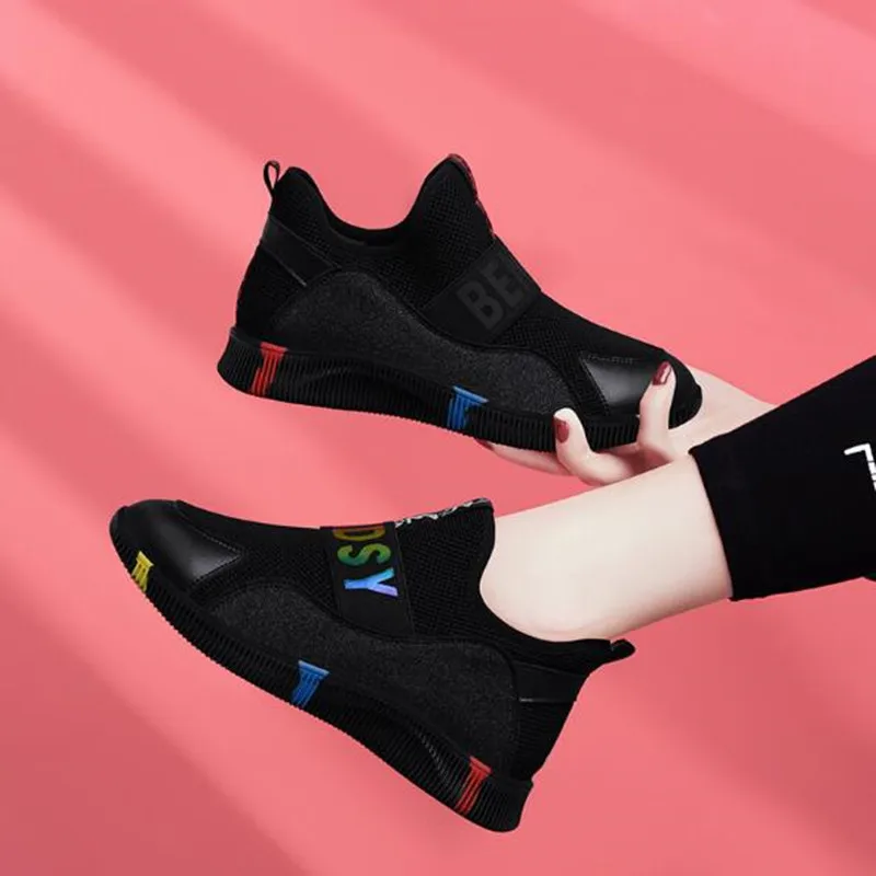 

Hot Sale Women Tennis Shoes Air Mesh Sneakers Breathable Soft Light Woman Sport Shoes Female Walking Jogging Shoes Basket Femme