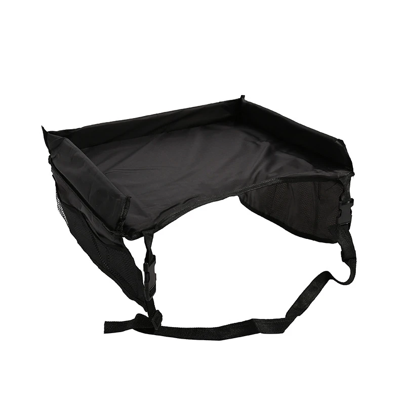 black Baby Car Seat Tray Stroller Kids Toy Food Water Holder Desk Children Portable Table For Car New Child Table Storage Travel Play - Название цвета: black