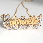 Ожерелье с именем на заказ, Золотое колье из нержавеющей стали, женское ожерелье, ювелирные изделия, свадебный подарок