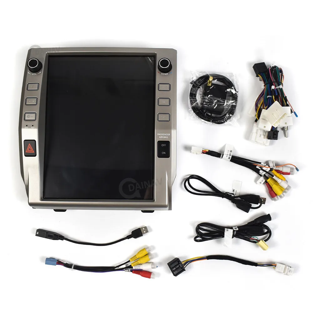 

2 Din Android Car DVD Player GPS Navigation For Toyota Tundra 2014-2019 Car Stereo Autoradio Tesla Vertical Screen