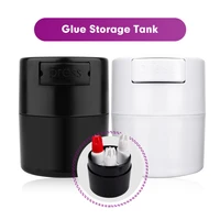 genielash eyelash glue storage tank jar eyelash extension adhesive storage glue container stand extend glue life