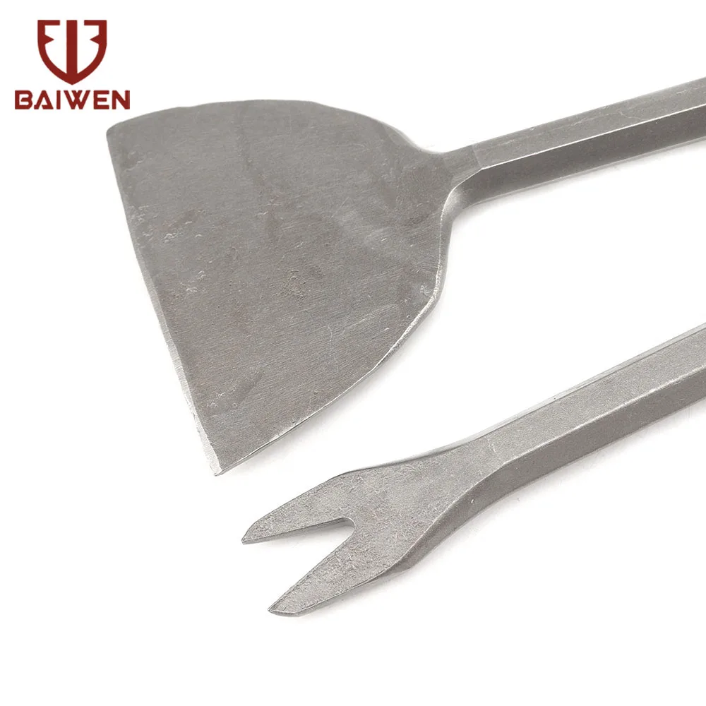 Плоское долото Chiesls плоское и V-образное квадратная ручка скребок для цементного