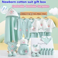 four seasons newborn clothes supplies cuddle quilt set cotton cartoon printing full moon hundred days gift without box xb101