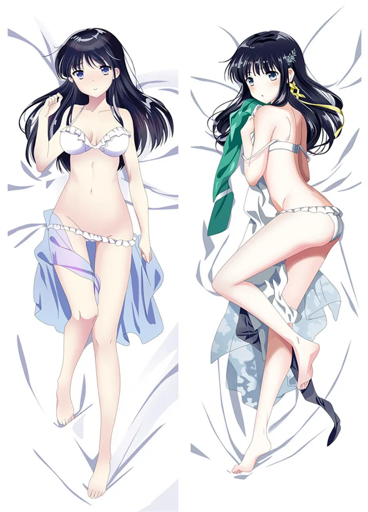 Несимметричный школьный Чехол наволочка для подушки Сиба Миюки двустороннее