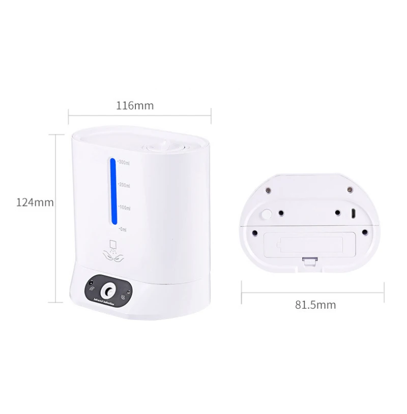 Wall-mounted/desktop Alcohol Disinfection Sprayer Infrared Automatic Induction Hand Spray Disinfector Detachable Easy Install |
