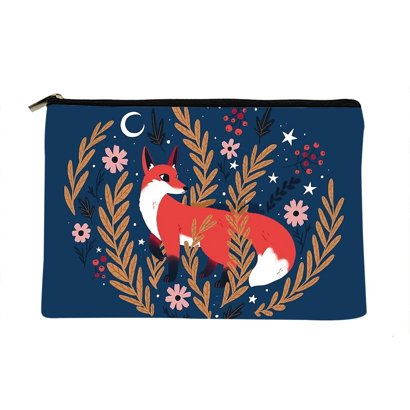 

Women Flowers by the pond Printed Make up bag Fashion Women Cosmetics Organizer Bag for Travel Colorful Storage Bag for Lady Bag