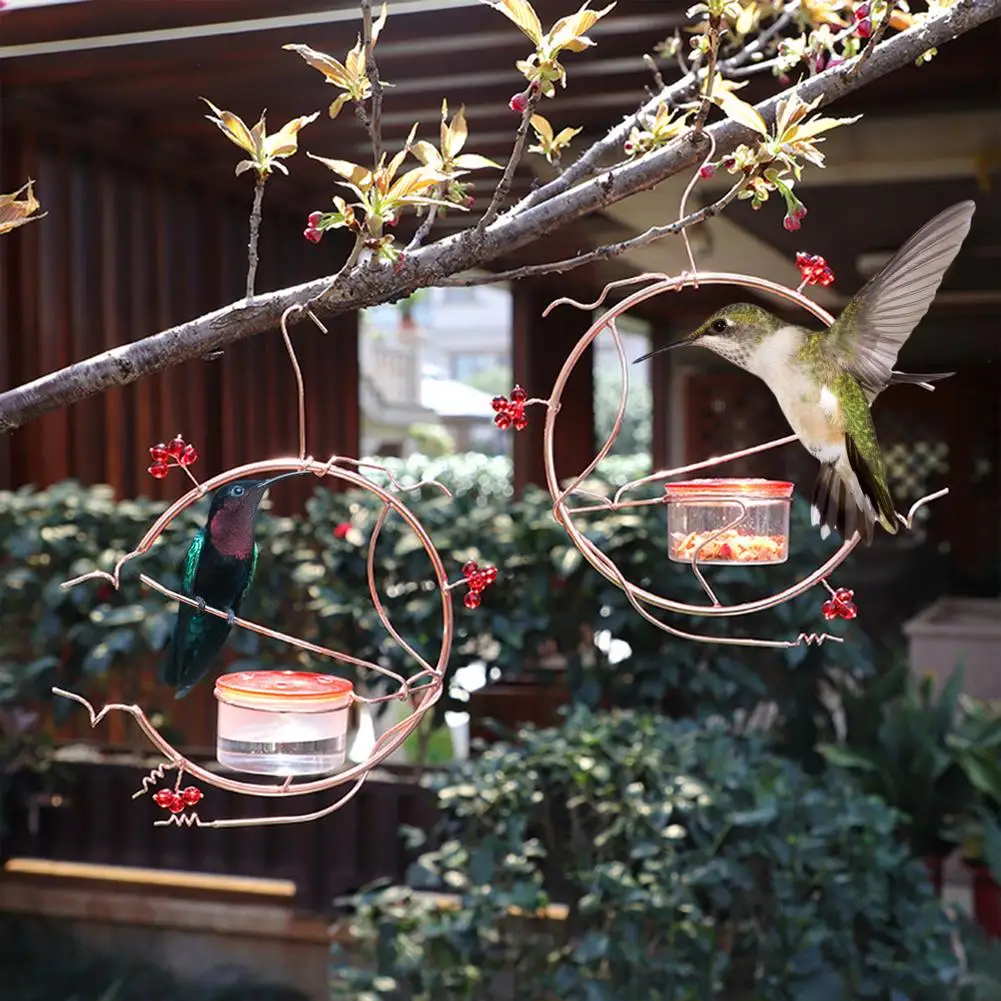 Горячая распродажа! Детская кормушка для птиц красные ягоды Кормушка Для Колибри