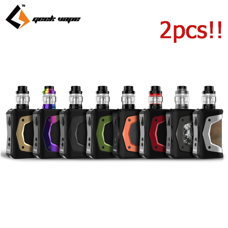 2 шт./партия Geekvape Aegis X Kit 200 Вт коробка мод водонепроницаемый электронная сигарета Vape с 5,5 мл Cerberus Танк испаритель VS Aegis Solo