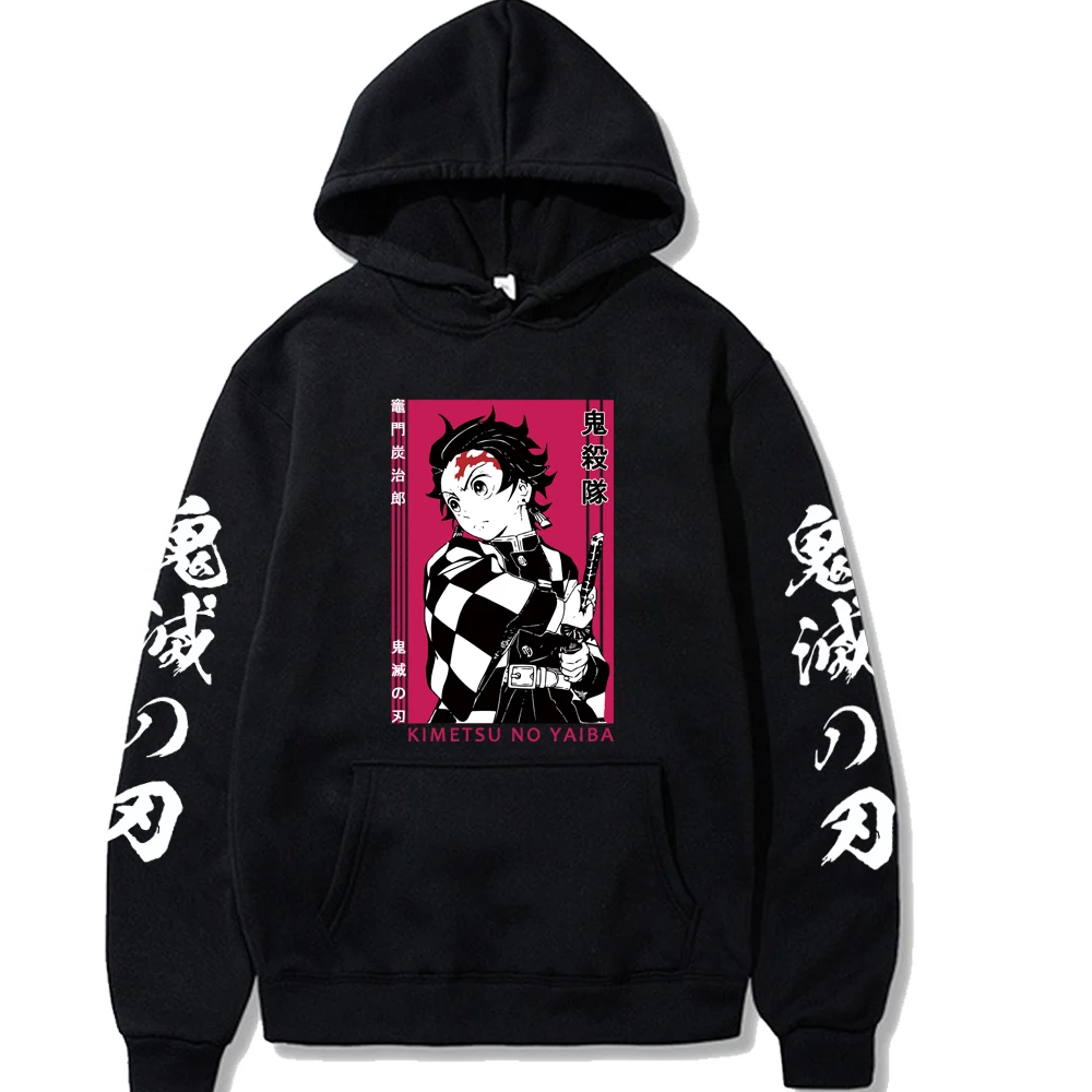 

Anime Kamado Tanjirou Hoodies Sweatshirt Streetswear Tops Pullover
