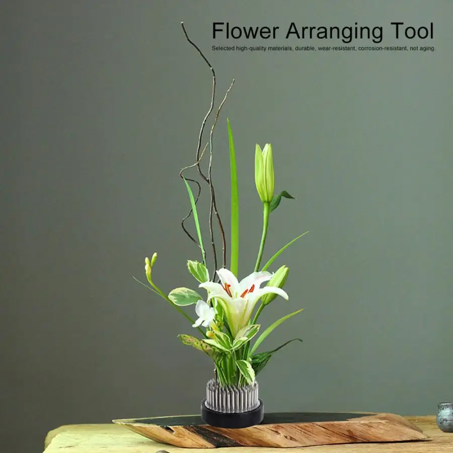 1Pcs Insert Base Ishizaki Kenzan Pin Art Fixed Tools Stainless Steel Needle Flower Arrangement Tool | Дом и сад