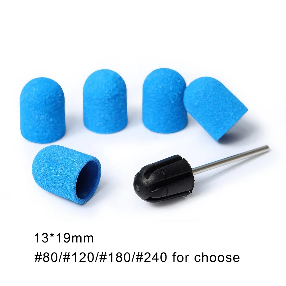 TP 6 шт шлифовальная крышка + вал для ногтей сверла дизайна s полосы маникюрной