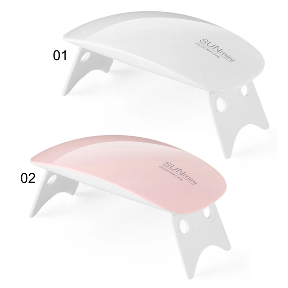 Светодиодный УФ светильник для ногтей 6 Вт мини лампа маникюра Сушилка