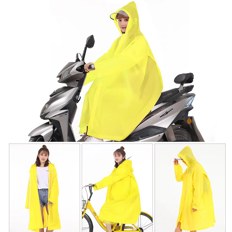 

Raincoat long full body rainproof single men and women bicycle adult poncho