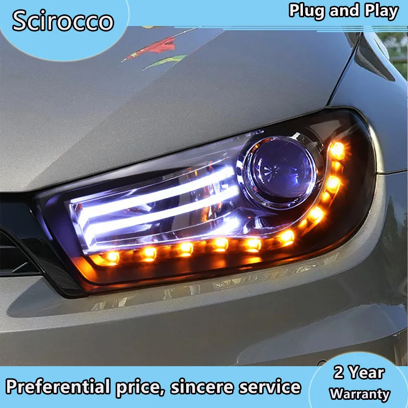 Автомобильный Стайлинг для нового прибытия Volks Wagen Scirocco светодиодный DRL Объектив