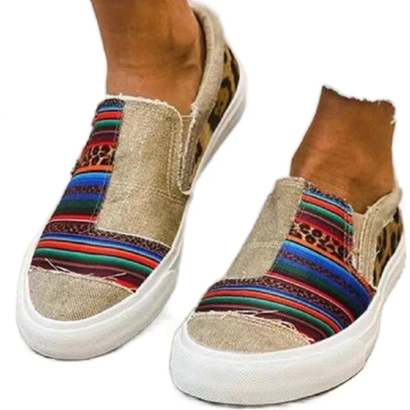 

Лоферы женские холщовые в стиле ретро, лоферы, без застежки, повседневная обувь для отдыха, лоферы на плоской подошве, в стиле пэчворк, лето 2021