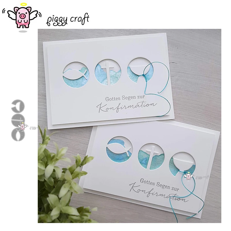 Металлические Вырубные штампы форма для вырезания рыбы Креста грейла кольца