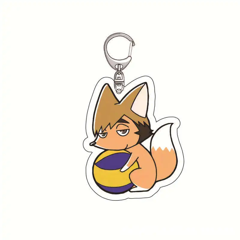 Милый брелок с изображением мальчика-волейболиста Haikyuu!! серии Animal.