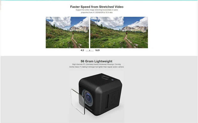 Runcam 5 NTSC/PAL переключаемый дизайн для гонок FPV с wifi соединением RUNCAM5 для Дроны с камерой вид от первого лица