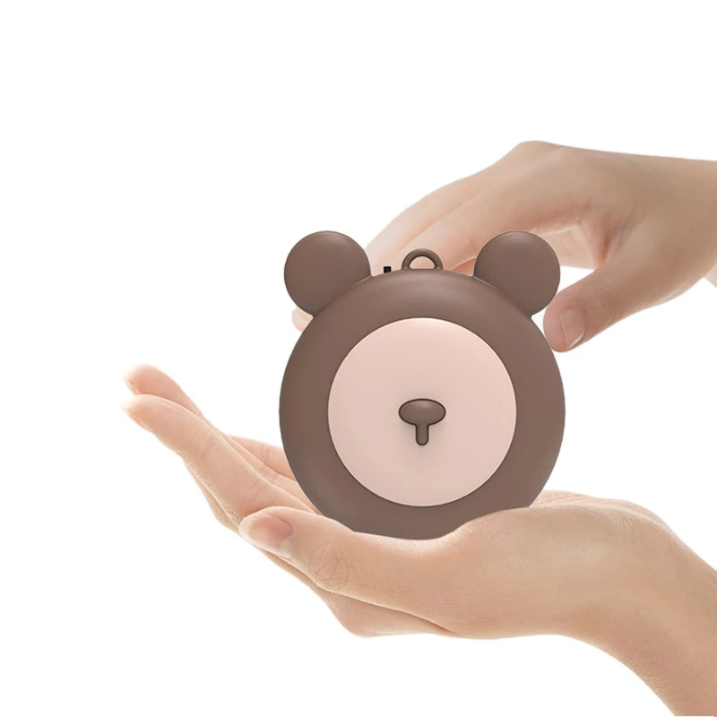 

2set USB Personal Wearable Air Purifier Necklace,Portable Mini Air Lonizers,Low Noise No Radiation White & Brown