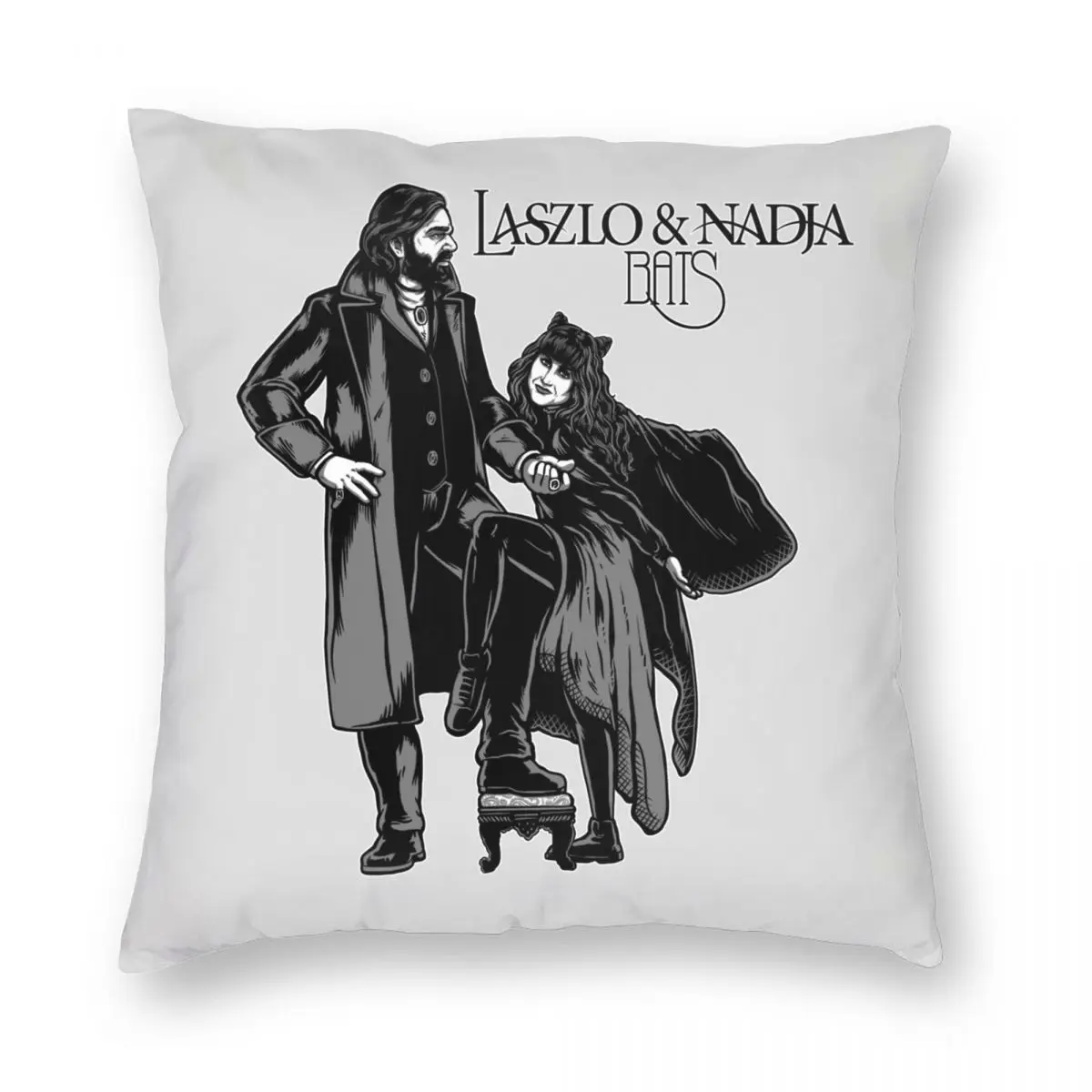 

Laszlo Nadja Album Cover Pillowcase Polyester Linen Velvet Pattern Zip Decor Throw Pillow Case Home Cushion Cover 18"