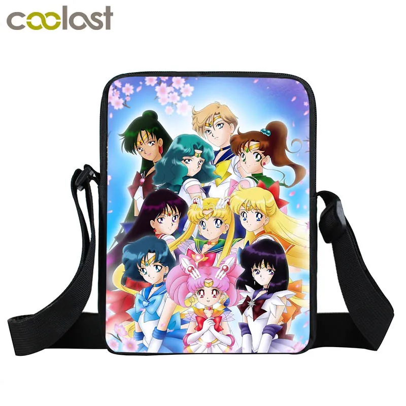 xkbmsn03 Аниме Сейлор Мун сумка-мессенджер SailorMoon Кристалл девушки мини-сумка на плечо женские сумки на каждый день Детские Школьные сумки Дети крест книжная сумка - Цвет: xkbmsn03