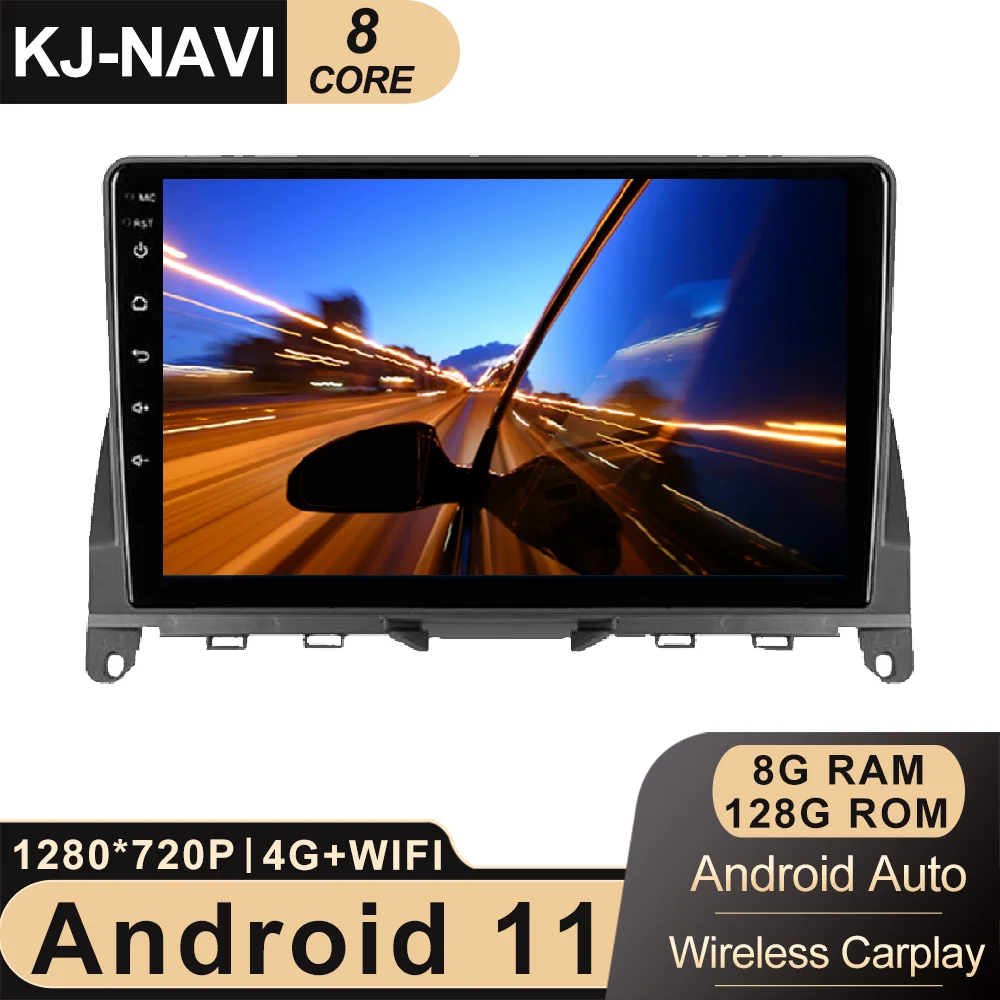 $133.76 4G LTE IPS DSP Android 11 for Mercedes Benz C Class 3 W204 S204 2006 - 2011 Car Radio GPS Navigation BT Multimedia Playe