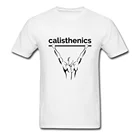 Футболка Calisthenics мужская с графическим принтом, Модный классический топ, тенниска из 100% хлопка с круглым вырезом и короткими рукавами