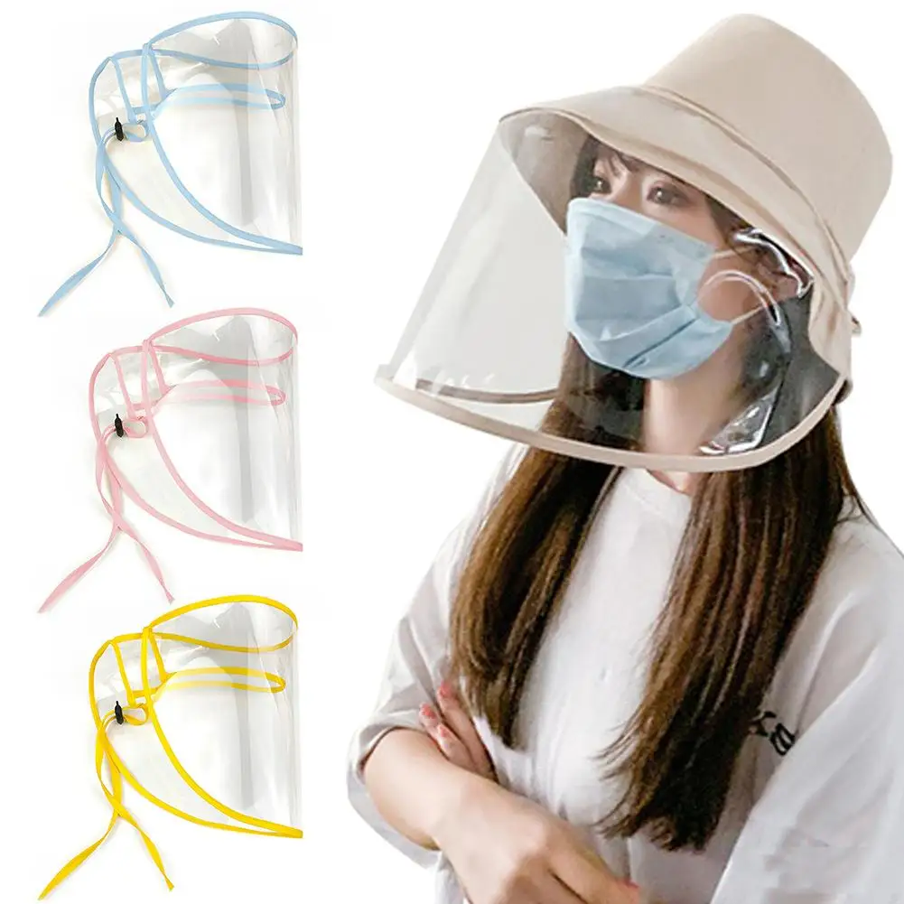 

Adjustable Protective Anti Droplet Dust-proof Full Face Covering Visor Shield Transparent Dust-proof Anti-droplet great gifts
