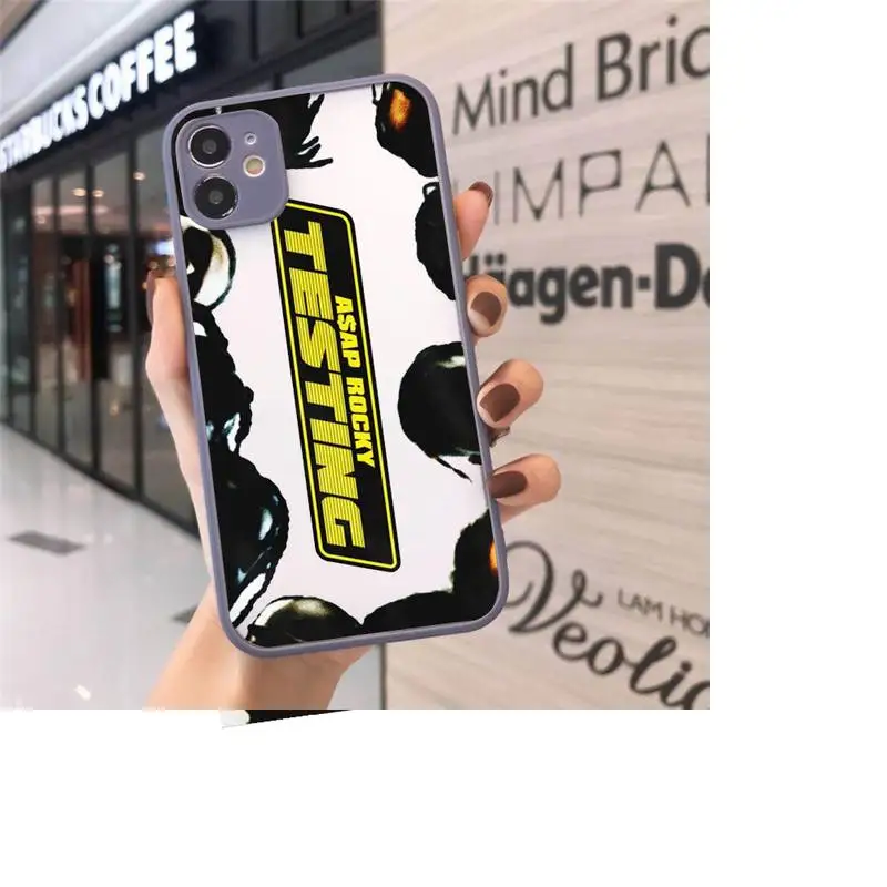 

Asap Rocky American rapper Phone Cases matte transparent For iphone 7 8 11 12 plus mini x xs xr pro max cover