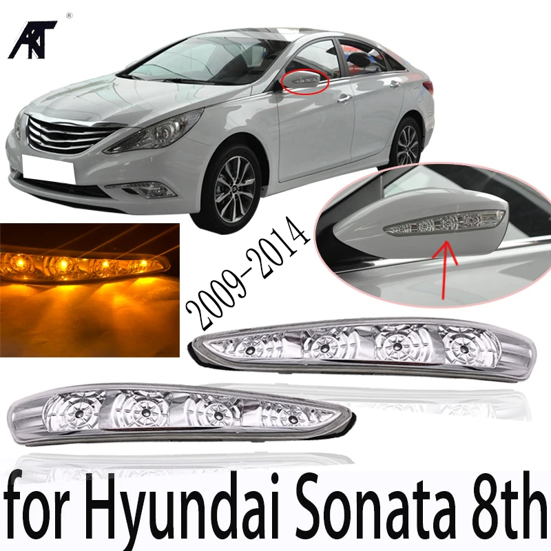 

Hight quaity Rearview mirror Turn Signal Side mirror LED Flasher OEM:87614-4Q000 87624-4Q000 for Hyundai Sonata 8th 2009-2014
