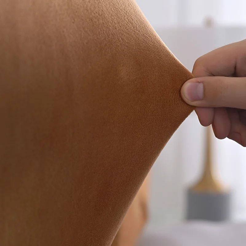 Однотонный чехол для кровати бархатный протектор эластичные Чехлы