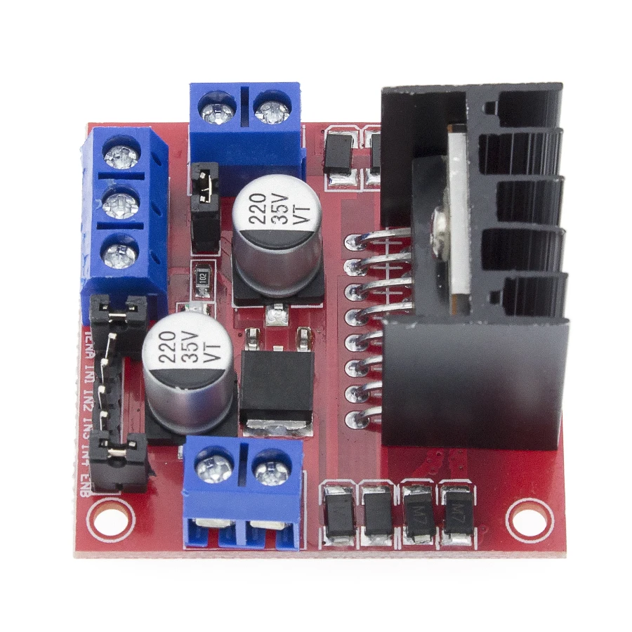 Модуль платы драйвера L298N L298 шаговый двигатель умный автомобиль робот макетная