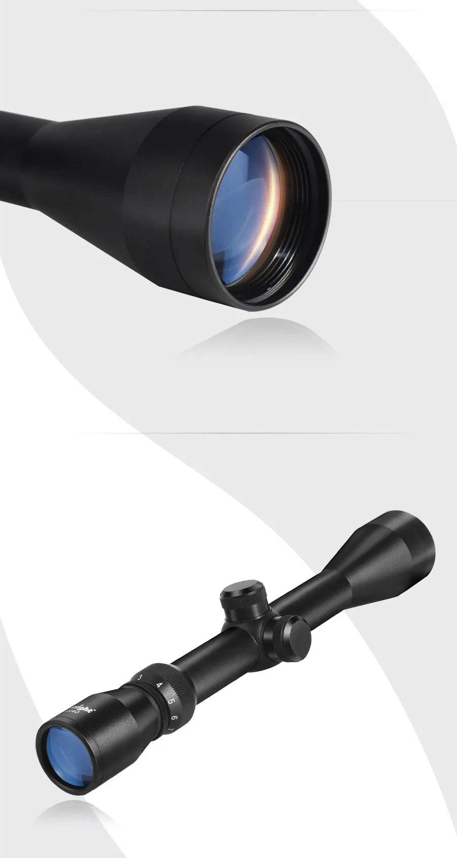Бу 3-9x40 Riflescope охотничий снайперский область олень прицел охотничьи прицелы пневматическое оружие открытый оптический прицел с прицельной сеткой область