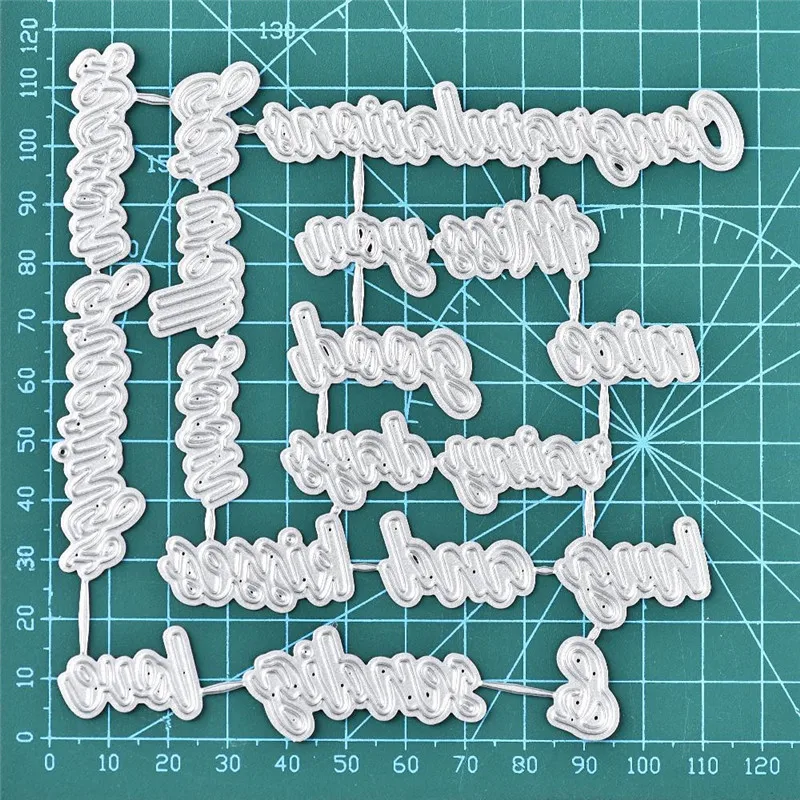 InLoveArts штампы с надписью так много слов металлические пресс-формы Новинка 2020