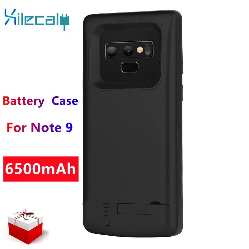 

Тонкий Силиконовый противоударный чехол для Samsung Galaxy Note 9, зарядное устройство, чехол 6500 мАч, задняя крышка для зарядки аккумулятора, чехол д...