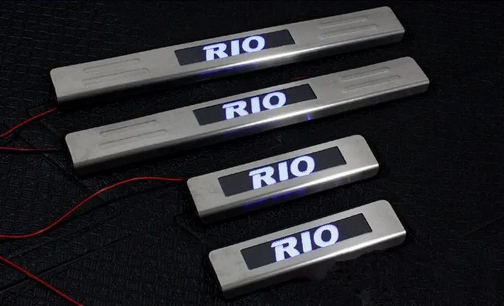 С сисветодиодный Ной подсветкой Высококачественная накладка из нержавеющей