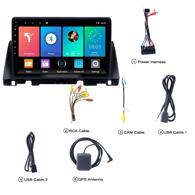 

Eastereggs For KIA Optima K5 2016 2017 10.1" 2.5D Android 8.1 Car Multimedia GPS Player Car Radio Stereo Head Unit Navigation