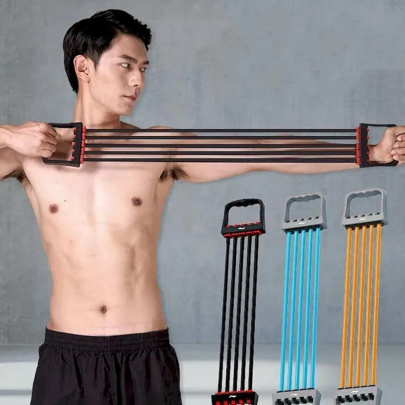 

Spring Chest Developer Chest Expander Rally Shoulder Stretch Rope Fitness Equipment Home Arm Strength Training Muscle Adjustable