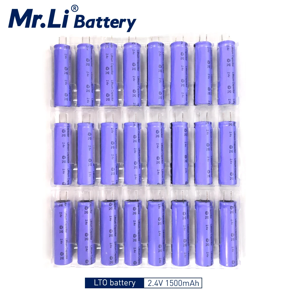 Аккумуляторная батарея литий титаната Mr.Li 2 4 В 1500 мАч высокая безопасность без