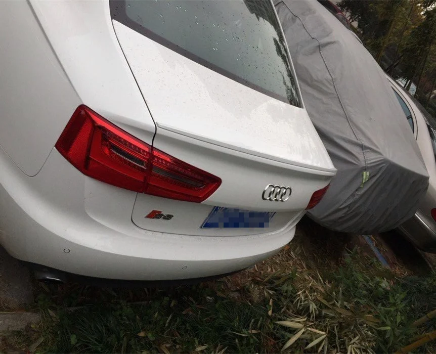 Спойлер для Audi A6L высококачественный спойлер из АБС материала заднего крыла