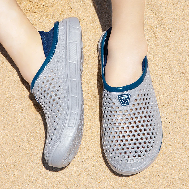 

Сандалии для пар, Нескользящие, для дома и улицы, модные, садовая обувь, Тапочки для благословения, летние Тапочки