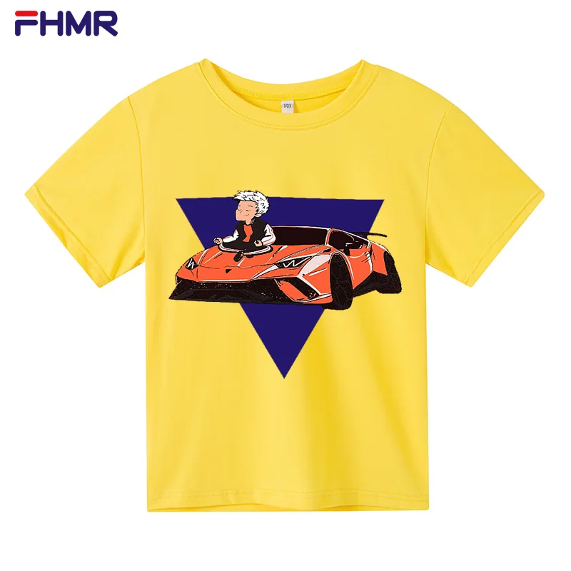 Camiseta familiar de algod&oacute;n con estampado de Merch A4 Lamba para ni&ntilde;o y ni&ntilde;a, Tops informales para padre e hijo e hija, ropa a juego Unisex de manga corta-4