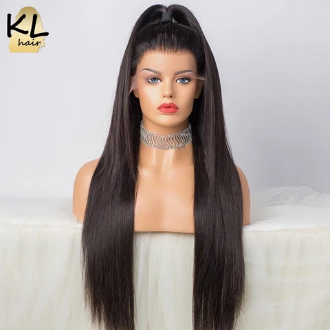 250% плотность прямые кружевные передние человеческие волосы парики для черных женщин бразильский Реми 13x 4 кружевной передний al парик предварительно выщипанные с детскими волосами
