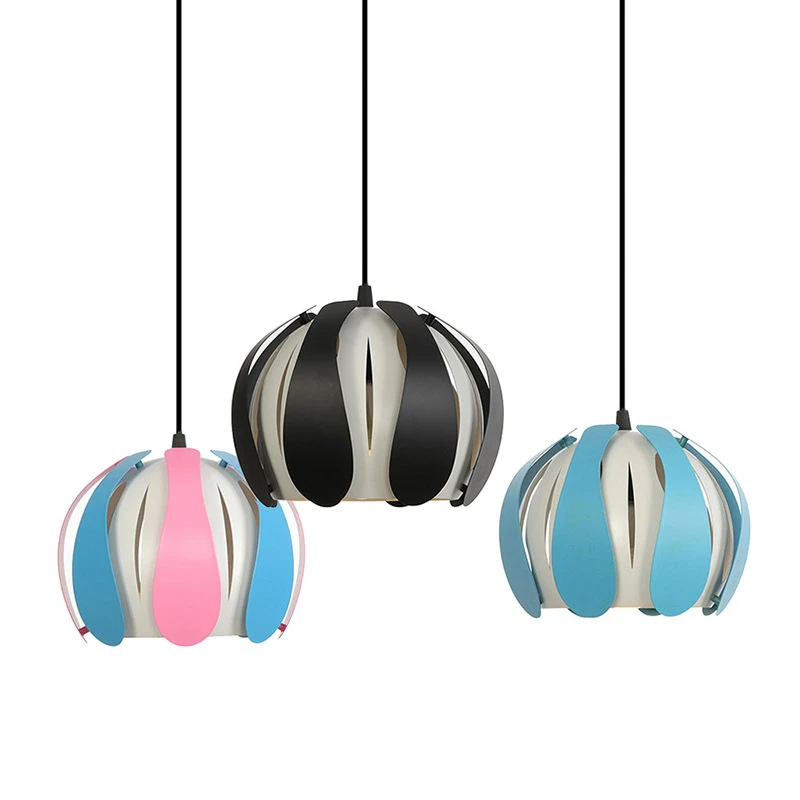 Сельская Скандинавская Подвесная лампа современный светодиодный светильник E27 в