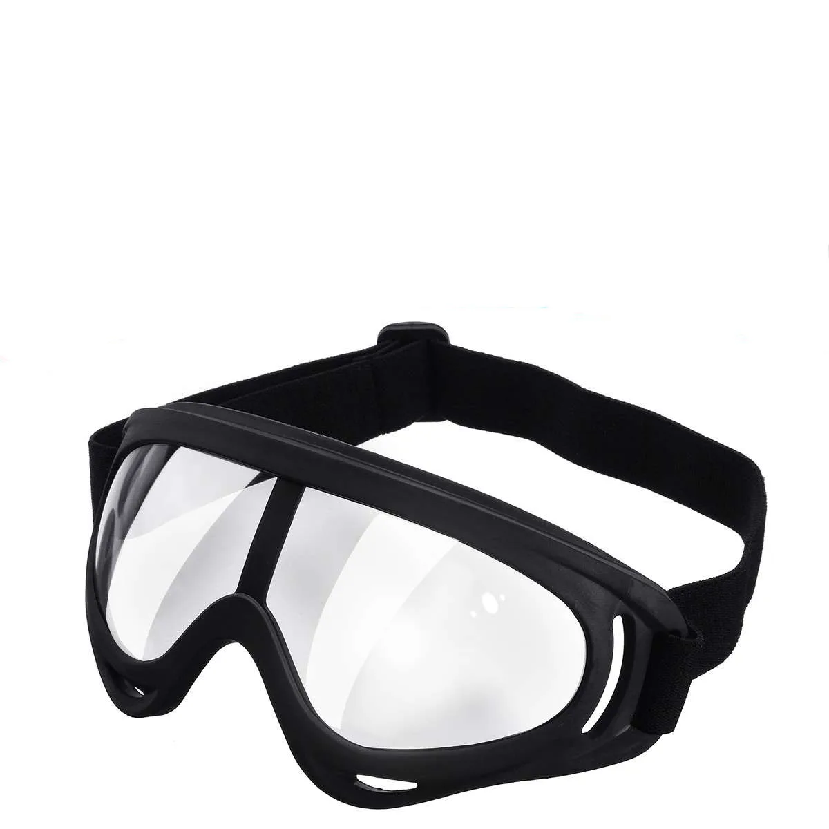 

PC Safety Goggles Fully Enclosed Transparent Lens Goggles Eye Protective Glasses Anti-Fog UV Light Onion Goggles Tear Free