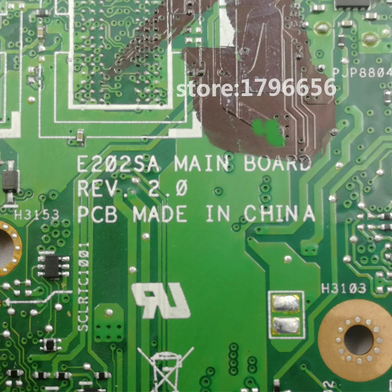 

with N3050/N3060 CPU 2GB/RAM E202SA laptop Motherboard For Asus E202SA E202S Motherboard