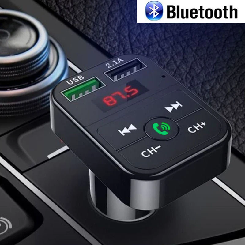 Автомобильный Mp3 плеер беспроводной Bluetooth комплект FM передатчик модулятор ЖК