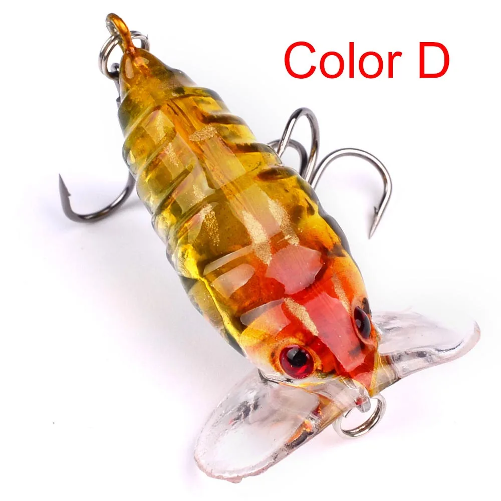 Приманка для рыбалки 4 см 2 г пчела кузнечик Сверчок легкая Реалистичная океана