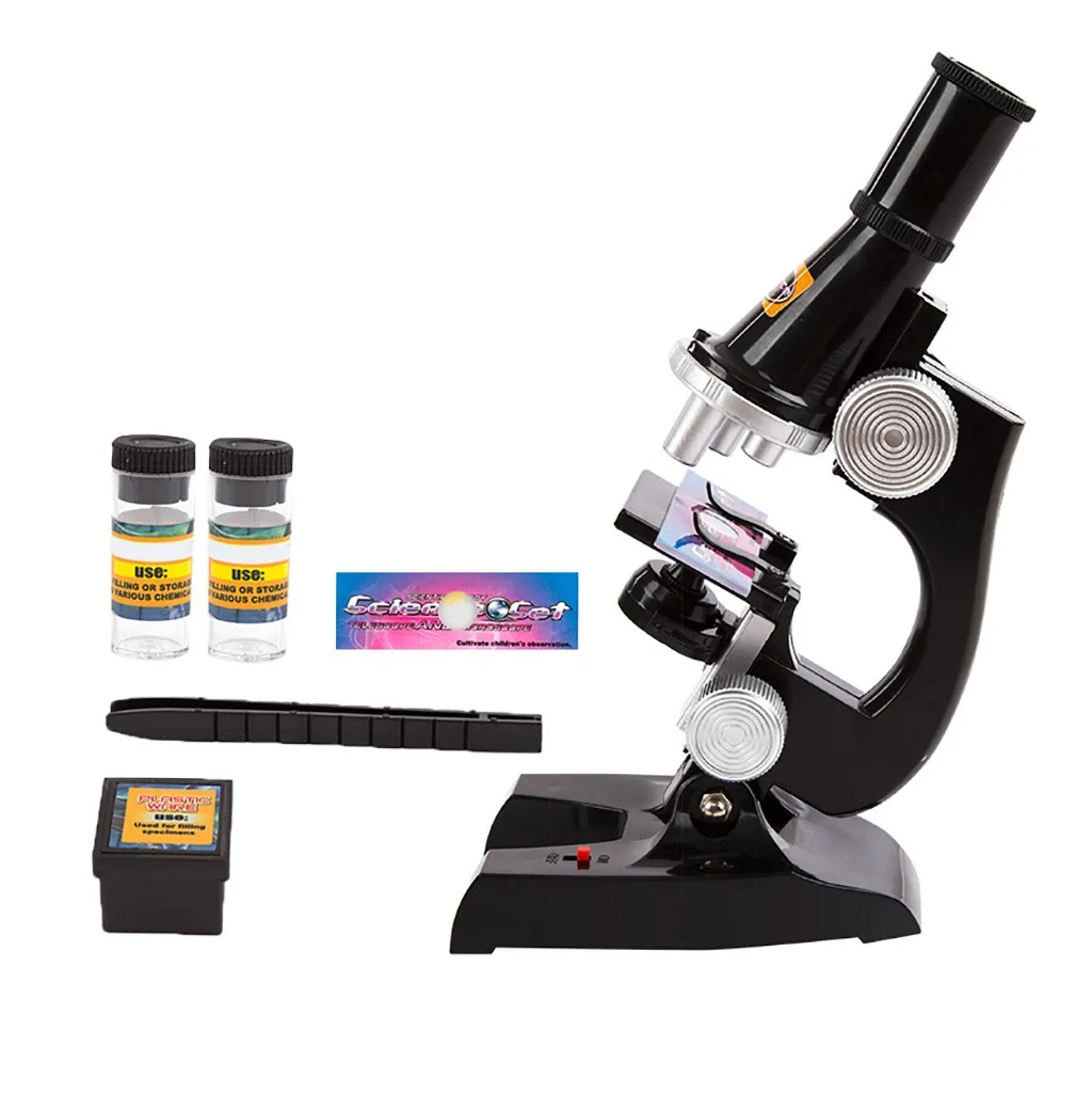 Забавные обучающие игрушки для детей набор микроскопов и учебные инструменты