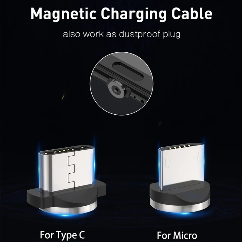 Магнитный USB-кабель для быстрой зарядки кабель USB Type-C магнитное зарядное